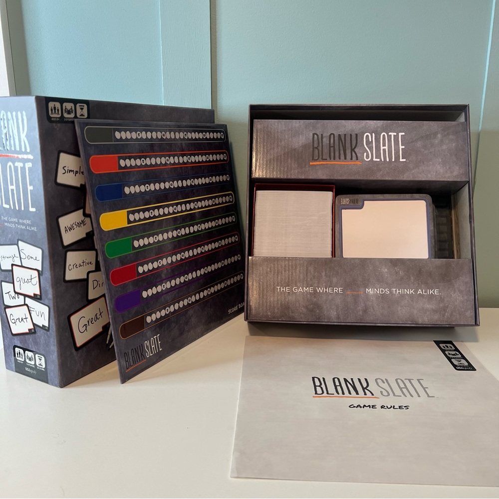 Blank Slate USAopoly Board Game Fun Family-Friendly Word Association. Ages 8+. - Picture 5 of 11